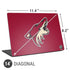 NHL Arizona Coyotes Solid Background Universal Laptop 14in (11.4 x 8.2in) Skin