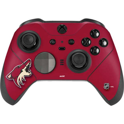 NHL Arizona Coyotes Solid Background Xbox Elite Wireless Controller Series 2 Skin