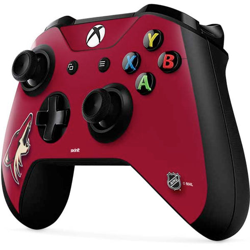 NHL Arizona Coyotes Solid Background Xbox One X Controller Skin