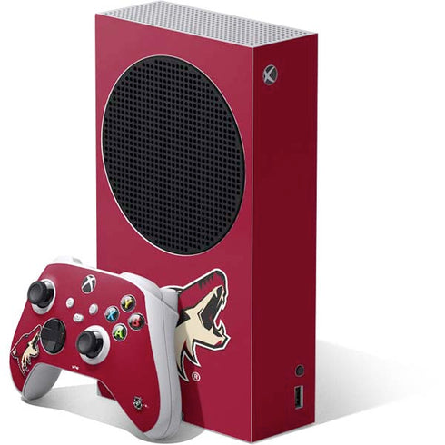 NHL Arizona Coyotes Solid Background Xbox Series S Bundle Skin