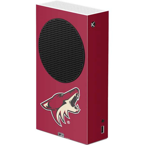 NHL Arizona Coyotes Solid Background Xbox Series S Console Skin