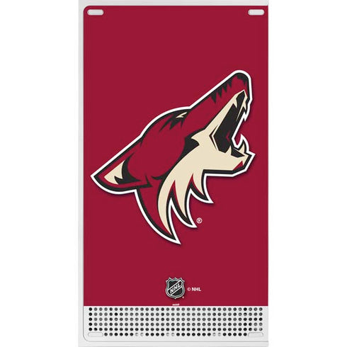 NHL Arizona Coyotes Solid Background Xbox Series S Console Skin