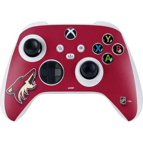 NHL Arizona Coyotes Solid Background Xbox Series S Controller Skin