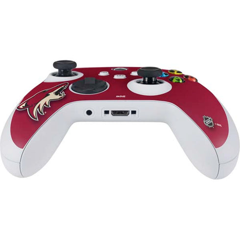 NHL Arizona Coyotes Solid Background Xbox Series S Controller Skin