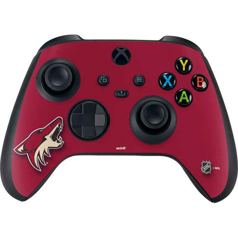 NHL Arizona Coyotes Solid Background Xbox Series X Controller Skin