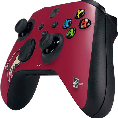 NHL Arizona Coyotes Solid Background Xbox Series X Controller Skin