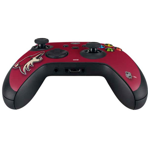NHL Arizona Coyotes Solid Background Xbox Series X Controller Skin