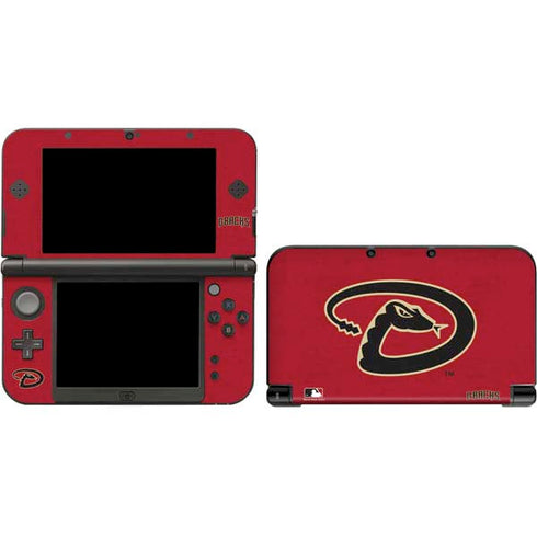 MLB Arizona Diamondbacks - Secondary Solid Distressed 3DS XL 2015 Skin