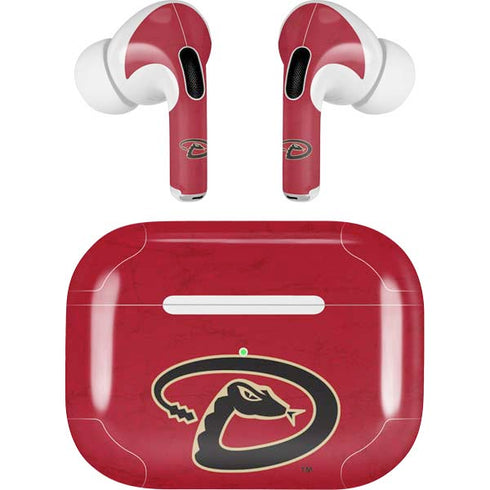 MLB Arizona Diamondbacks - Secondary Solid Distressed AirPods Pro 2nd Gen Skin