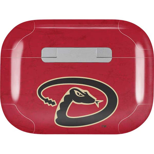 MLB Arizona Diamondbacks - Secondary Solid Distressed AirPods Pro 2nd Gen Skin