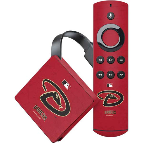 MLB Arizona Diamondbacks - Secondary Solid Distressed Amazon Fire TV Skin