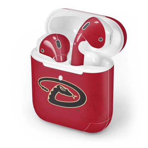 MLB Arizona Diamondbacks - Secondary Solid Distressed Apple AirPods 2 Skin