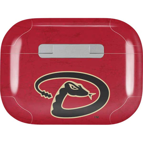 MLB Arizona Diamondbacks - Secondary Solid Distressed Apple AirPods Pro Skin