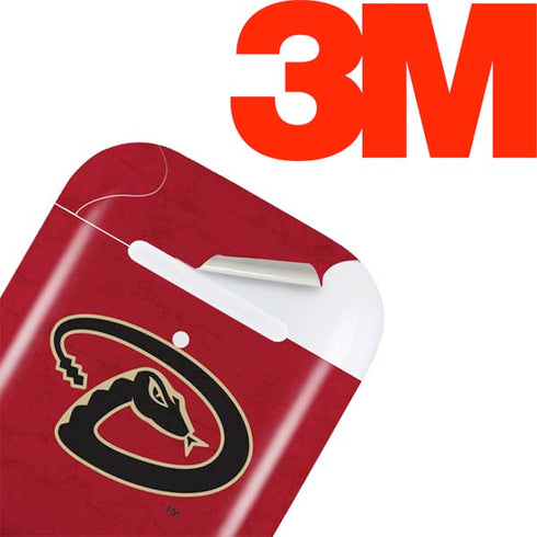 MLB Arizona Diamondbacks - Secondary Solid Distressed Apple AirPods Skin
