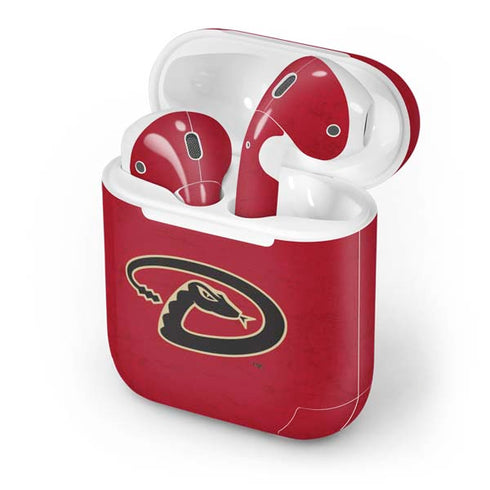 MLB Arizona Diamondbacks - Secondary Solid Distressed Apple AirPods Skin