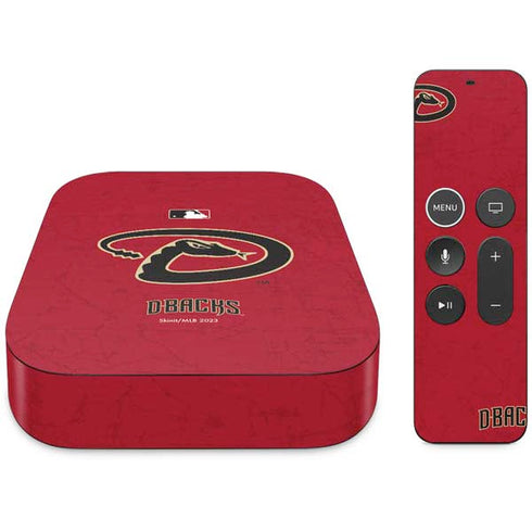 MLB Arizona Diamondbacks - Secondary Solid Distressed Apple TV Skin