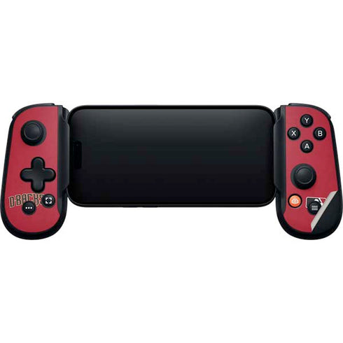MLB Arizona Diamondbacks - Secondary Solid Distressed Backbone One for iPhone Game Controller Skin