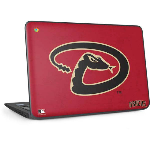 MLB Arizona Diamondbacks - Secondary Solid Distressed HP Chromebook Skin