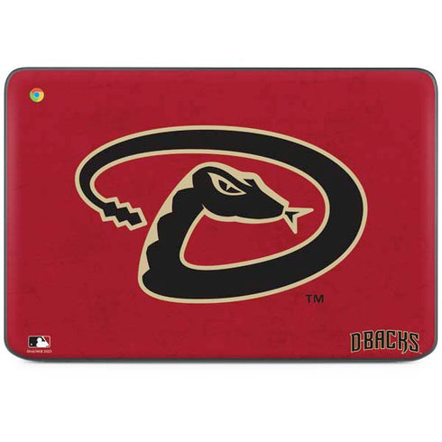 MLB Arizona Diamondbacks - Secondary Solid Distressed HP Chromebook Skin