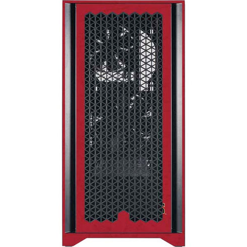 MLB Arizona Diamondbacks - Secondary Solid Distressed Corsair 4000D Tempered Glass Mid-Tower ATX Case Skin