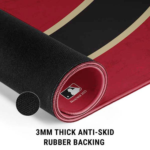 MLB Arizona Diamondbacks - Secondary Solid Distressed Gaming Mouse Pad