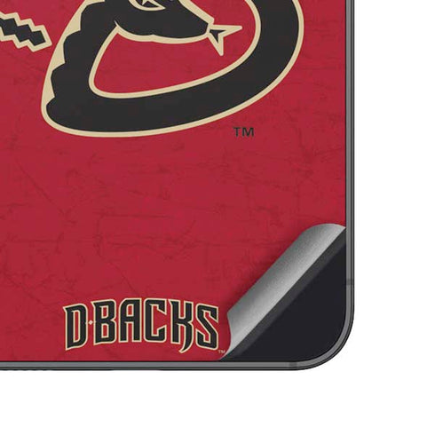 MLB Arizona Diamondbacks - Secondary Solid Distressed Galaxy A14 5G Skin