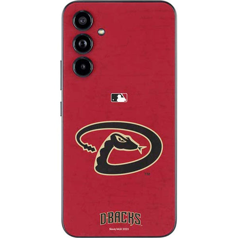 MLB Arizona Diamondbacks - Secondary Solid Distressed Galaxy A54 5G Skin