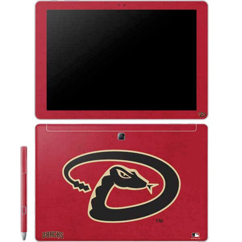 MLB Arizona Diamondbacks - Secondary Solid Distressed Galaxy Book 12in Skin