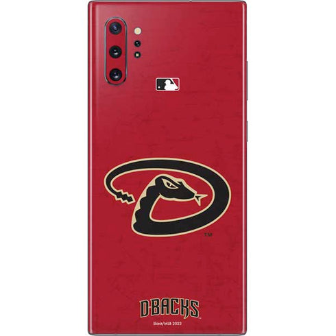 MLB Arizona Diamondbacks - Secondary Solid Distressed Galaxy Note 10 Plus Skin