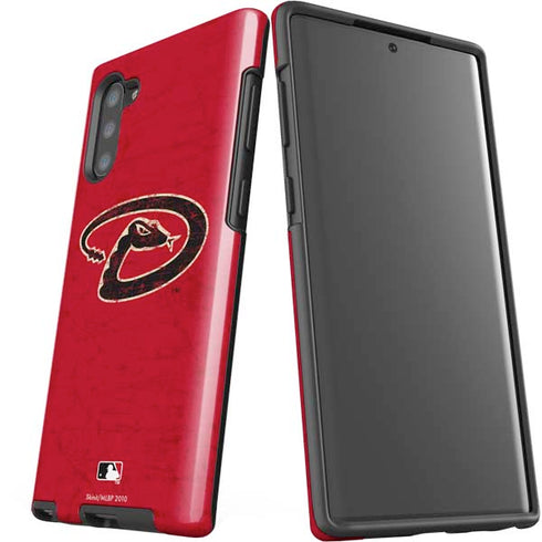 MLB Arizona Diamondbacks - Secondary Solid Distressed Galaxy Note 10 Pro Case