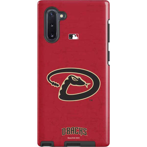 MLB Arizona Diamondbacks - Secondary Solid Distressed Galaxy Note 10 Pro Case