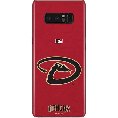 MLB Arizona Diamondbacks - Secondary Solid Distressed Galaxy Note 8 Skin