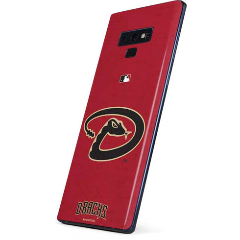 MLB Arizona Diamondbacks - Secondary Solid Distressed Galaxy Note 9 Skin