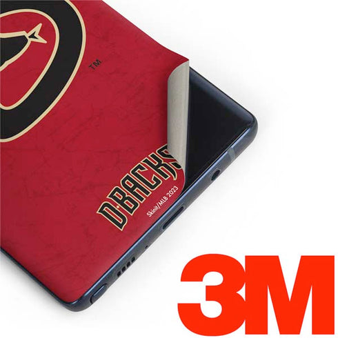 MLB Arizona Diamondbacks - Secondary Solid Distressed Galaxy Note 9 Skin