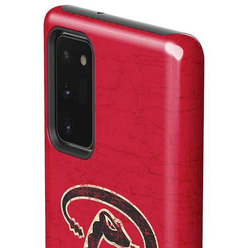 MLB Arizona Diamondbacks - Secondary Solid Distressed Galaxy Note20 5G Pro Case