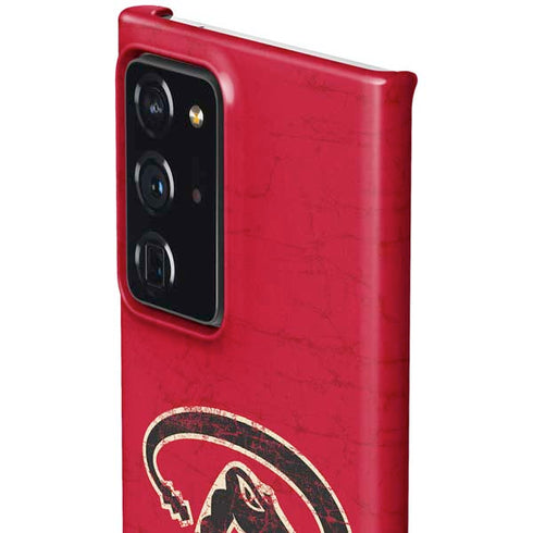 MLB Arizona Diamondbacks - Secondary Solid Distressed Galaxy Note20 Ultra 5G Lite Case