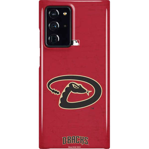 MLB Arizona Diamondbacks - Secondary Solid Distressed Galaxy Note20 Ultra 5G Lite Case