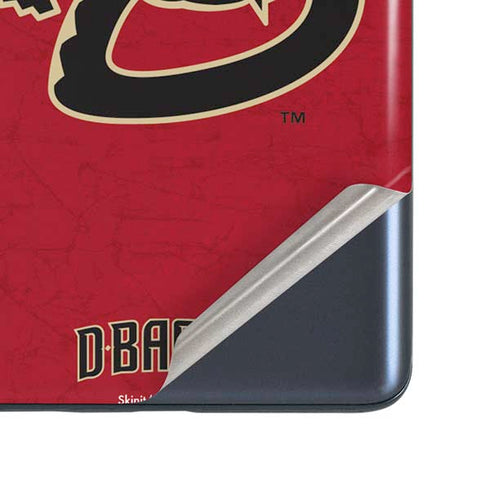 MLB Arizona Diamondbacks - Secondary Solid Distressed Galaxy S20 Fan Edition Skin