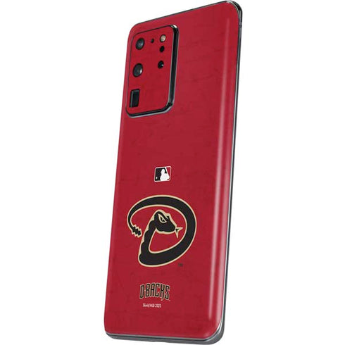 MLB Arizona Diamondbacks - Secondary Solid Distressed Galaxy S20 Ultra 5G Skin
