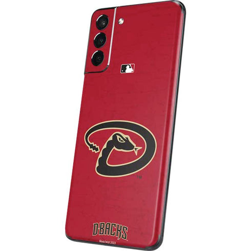 MLB Arizona Diamondbacks - Secondary Solid Distressed Galaxy S21 5G Skin