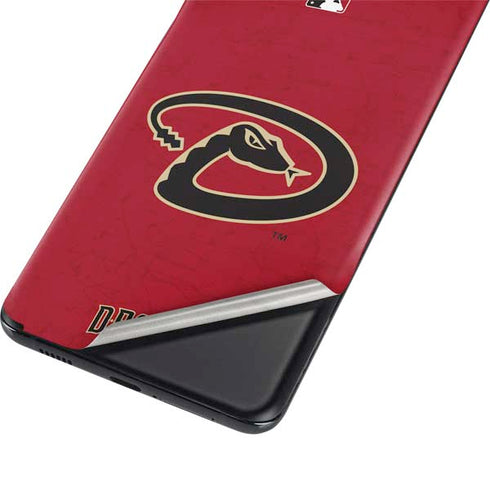 MLB Arizona Diamondbacks - Secondary Solid Distressed Galaxy S21 5G Skin
