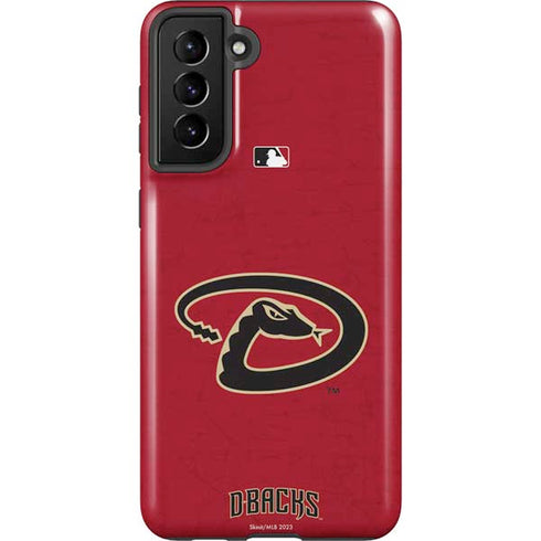 MLB Arizona Diamondbacks - Secondary Solid Distressed Galaxy S21 Plus 5G Pro Case