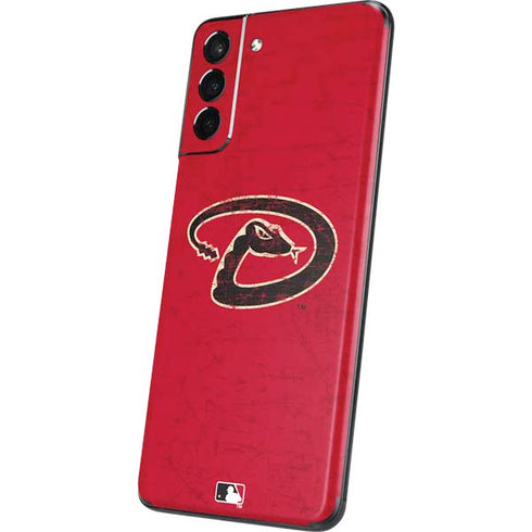 MLB Arizona Diamondbacks - Secondary Solid Distressed Galaxy S21 Plus 5G Skin