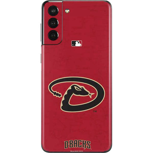 MLB Arizona Diamondbacks - Secondary Solid Distressed Galaxy S21 Plus 5G Skin