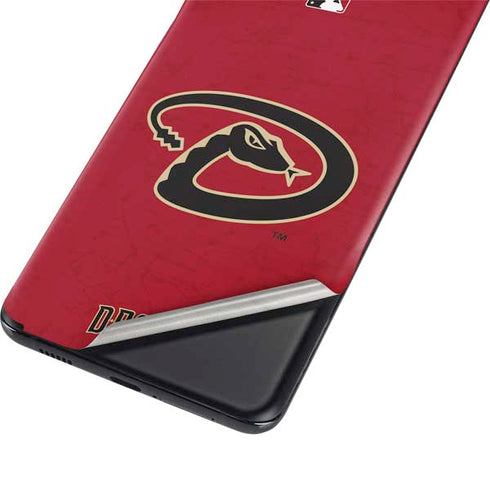MLB Arizona Diamondbacks - Secondary Solid Distressed Galaxy S21 Plus 5G Skin