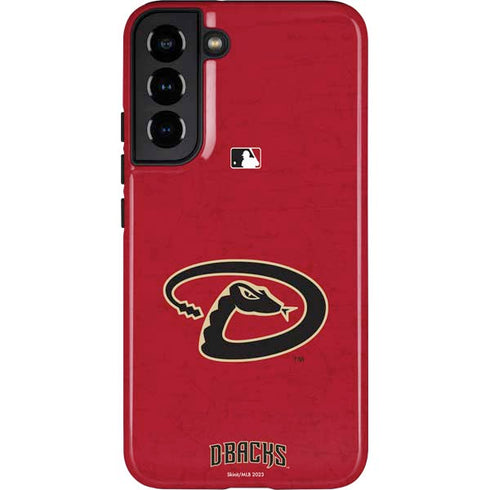 MLB Arizona Diamondbacks - Secondary Solid Distressed Galaxy S22 Plus Pro Case