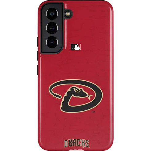 MLB Arizona Diamondbacks - Secondary Solid Distressed Galaxy S22 Pro Case