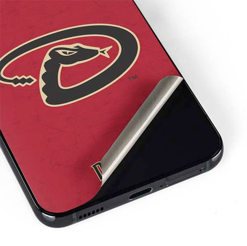 MLB Arizona Diamondbacks - Secondary Solid Distressed Galaxy S22 Skin