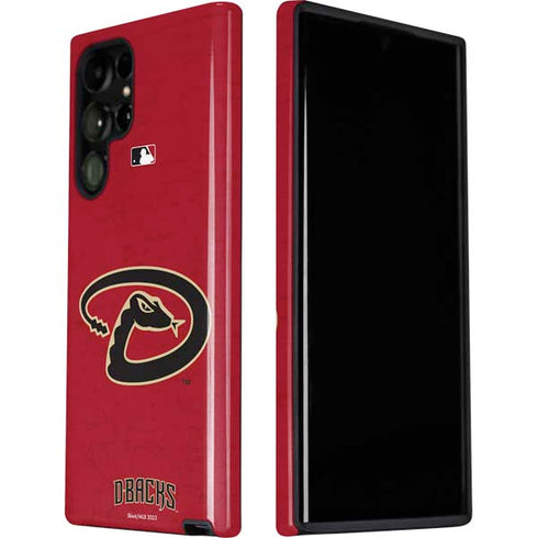 MLB Arizona Diamondbacks - Secondary Solid Distressed Galaxy S22 Ultra Pro Case