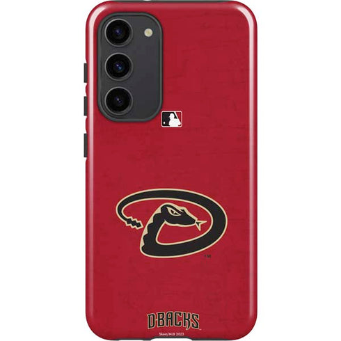 MLB Arizona Diamondbacks - Secondary Solid Distressed Galaxy S23 Plus Pro Case